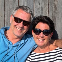 Reisleiders Wilfried Scholtes en Nanneke Tuerlings