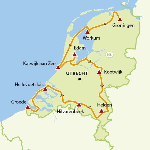 Van Groningen naar Groede Rondreizen