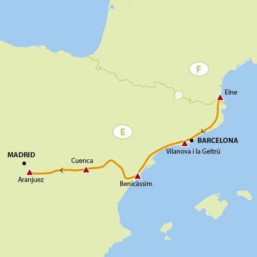 Barcelona, Costa del Azahar en Madrid Winterzon