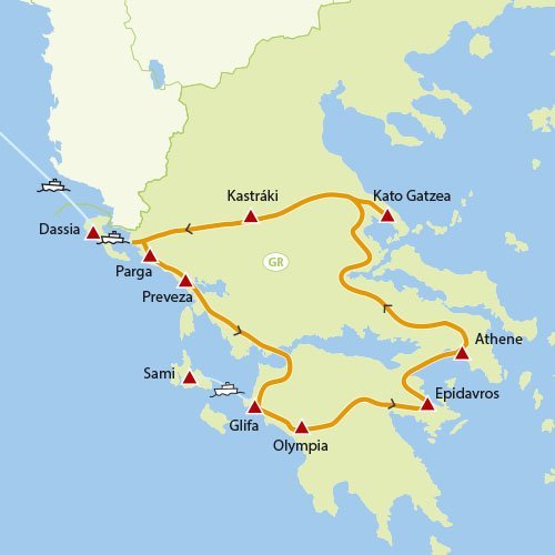 Griekse eilanden Rondreizen