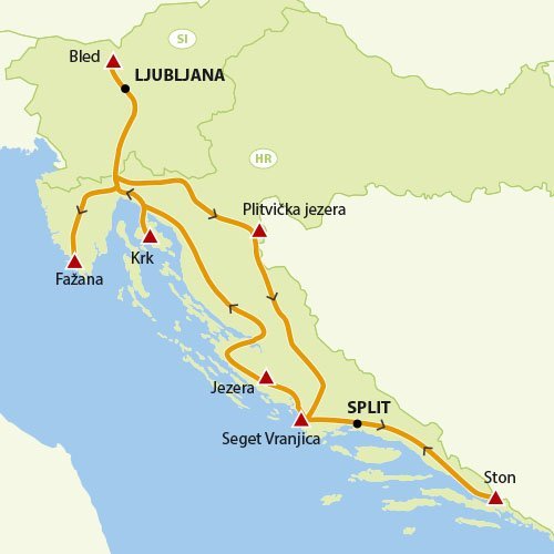 Kroatië Rondreizen