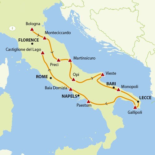Abruzzen & Puglia Rondreizen