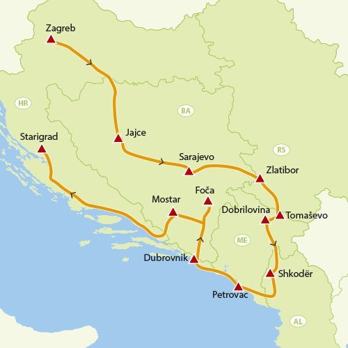 Bosnië, Montenegro & Albanië Avontuurlijke rondreizen