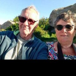 Reisleiders Jan en May Wilmer